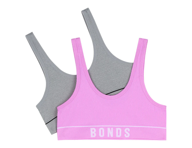 2 Pack Extra Coverage Crop Top - Kmart