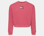 Tommy Hilfiger Girls' Timeless Sweatshirt - Deep Watermelon