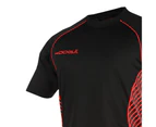 KooGa Boys Junior Try Panel Match Rugby Shirt (Black/Red) - RW3311