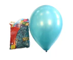 Globos Latex Balloons (Pack of 100) (Pearl Aqua) - SG31759