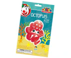 Globos Payaso Octopus Balloon Kit (Pack of 10) (Cherry Red/White/Pastel) - SG31778