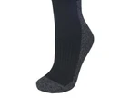 Trespass Mens Shak Lightweight Hiking Boot Socks (1 Pair) (Black) - TP321