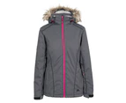 Trespass Womens Caitly Hooded Touch Fastening Ski Jacket (Carbon) - TP4529