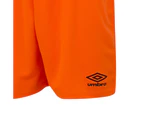 Umbro Childrens/Kids Club II Shorts (Shocking Orange) - UO1046