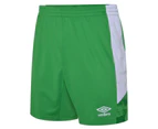 Umbro Childrens/Kids Vier Shorts (Emerald/White) - UO216