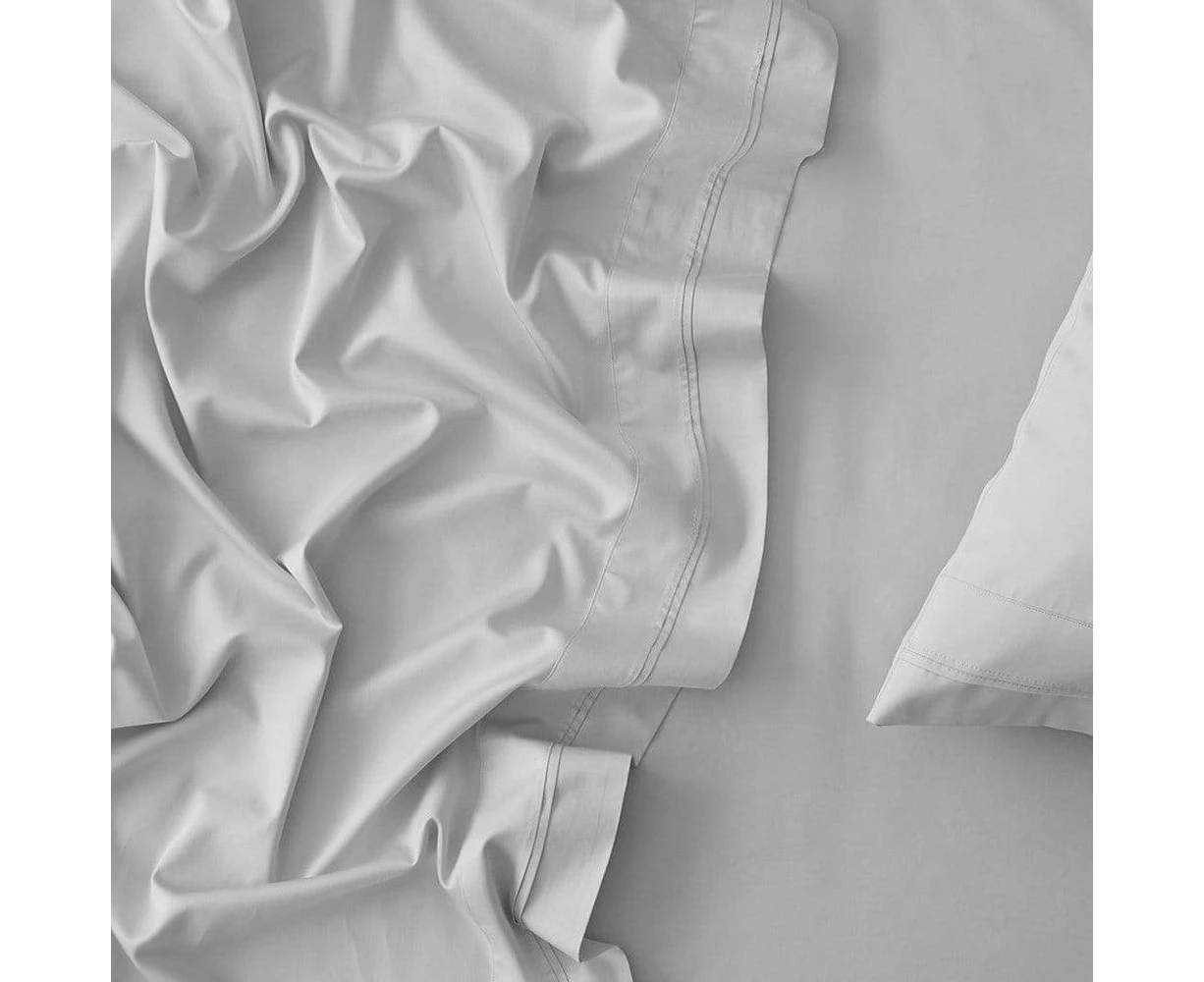 MyHouse Riley Bamboo Cotton Fitted Sheet Super Queen Bamboo/Cotton  - Mink - Super King