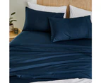 MyHouse Ashton Fitted Sheet Queen Dress in Blue