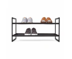 2 Tier Metal Stackable Mesh Shoe Rack - Anko