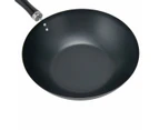 Steel Stir-Fry Wok, 30cm - Anko