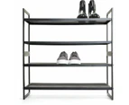 2 Tier Metal Stackable Mesh Shoe Rack - Anko