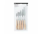 Palette Knives, 5 Pack - Anko - Brown