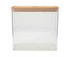 Tall Food Container with Bamboo Lid - Anko - Clear
