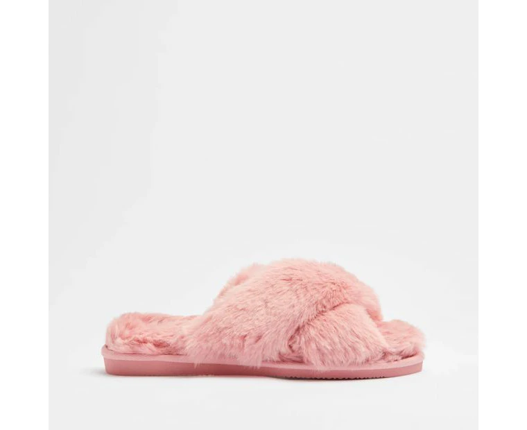 Target Womens Cross Over Slipper Scuff - Lidia - Pink