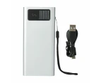 20W Portable Charger USB A and C 20,000mAh - Anko - Silver