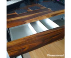 Desky Minimal Under Desk Drawer - Grey / Red Oak