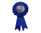 AUSTRALIA FLAG Clip On Ribbon Badge Award Blue Australia Day Tennis Cricket