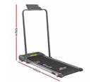 Everfit Treadmill Electric Walking Pad Under Desk Home Gym Fitness 380mm Grey