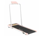 Everfit Treadmill Electric Walking Pad Under Desk Home Gym Fitness 380mm Pink