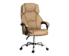 Artiss Executive Office Chair Leather Recliner Espresso