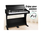 Alpha 61 Keys Electronic Piano Keyboard Digital Electric Classical Stand w/ Stool