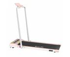 Everfit Treadmill Electric Walking Pad Under Desk Home Gym Fitness 380mm Pink