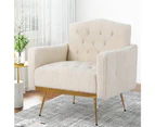 Artiss Armchair Boucle Beige Nicole