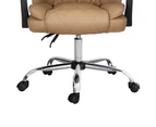 Artiss Executive Office Chair Leather Recliner Espresso