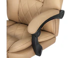 Artiss Executive Office Chair Leather Recliner Espresso