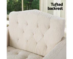 Artiss Armchair Boucle Beige Nicole