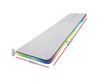 Everfit 6M Air Track Mat Inflatable Gymnastics Tumbling Mat Colourful