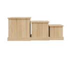 vidaXL Coffee Tables 3 pcs Sonoma Oak Engineered Wood