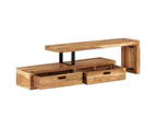 vidaXL TV Stand Solid Wood Acacia