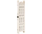 vidaXL Hand carved 5-Panel Room Divider White 200x165 cm Solid Mango Wood