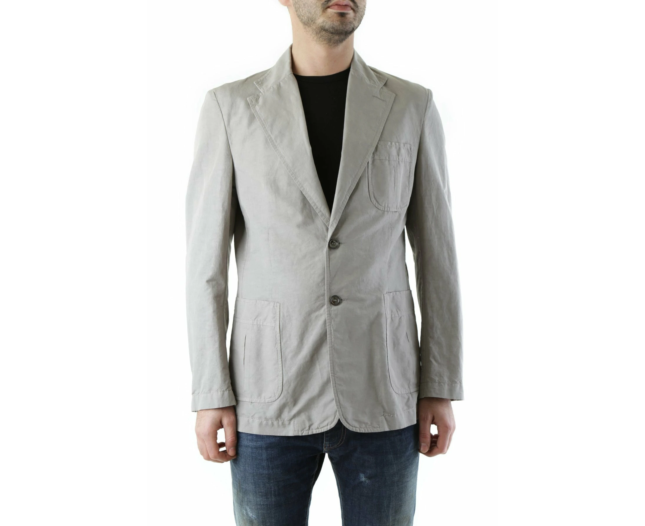 Husky Tailored Blazer - Grey