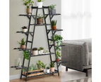 Livsip Plant Shelf Rack Display Stand Indoor Outdoor 12 Flower Pots Holder