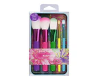 BYS 5pc Makeup Brushes in Keepsake Tin Flora