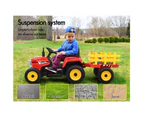 ALFORDSON Kids Ride On Car Tractor 12V Electric Toy Vehicle Child Red