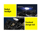 ALFORDSON Kids Ride On Car Electric ATV Toy 25W Motor W/ USB MP3 LED Light Black