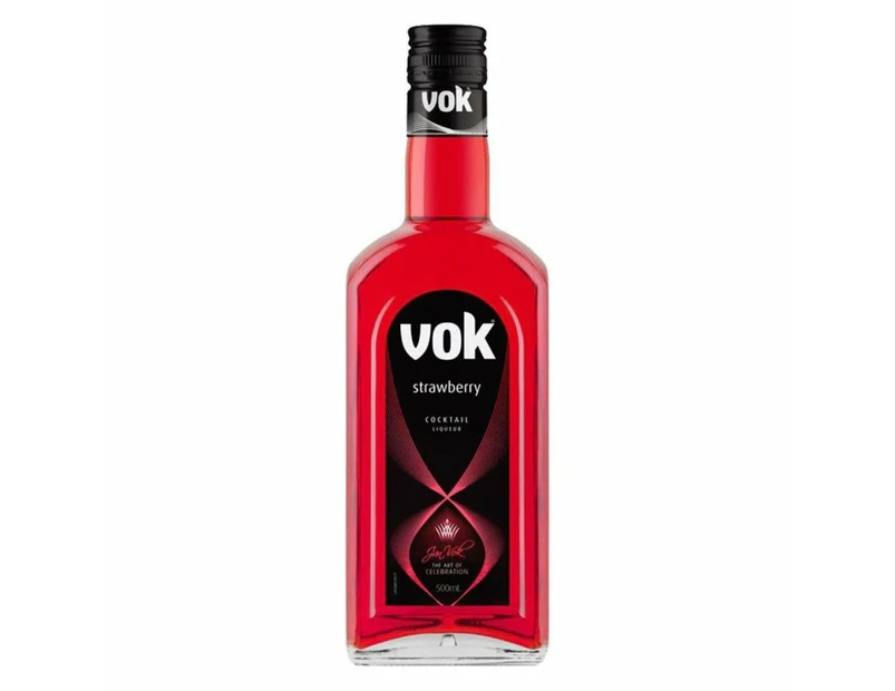 Vok Strawberry Liqueur, 500ml 17% Alc