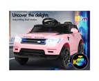 ALFORDSON Kids Ride On Car 12V Eletric Motor Remote Car Toy MP3 LED Light Pink