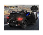 ALFORDSON Kids Ride On Car 12V Eletric Motor Remote Car Toy MP3 LED Light Black