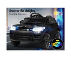 ALFORDSON Kids Ride On Car 12V Eletric Motor Remote Car Toy MP3 LED Light Black