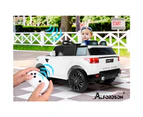 ALFORDSON Kids Ride On Car 12V Eletric Motor Remote Car Toy MP3 LED Light White