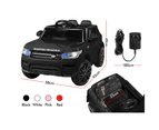 ALFORDSON Kids Ride On Car 12V Eletric Motor Remote Car Toy MP3 LED Light Black