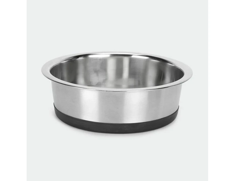 Pet Bowl Stainless Steel & Rubber - Anko