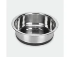 Pet Bowl Stainless Steel & Rubber - Anko