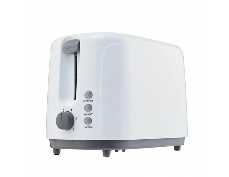 2 Slice Toaster, White - Anko - White