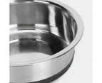 Pet Bowl Stainless Steel & Rubber - Anko