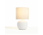 Ceramic Base Table Lamp - Anko - White