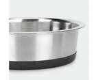 Pet Bowl Stainless Steel & Rubber - Anko